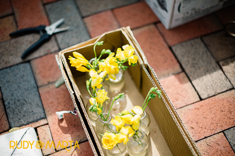 yellow flowers event