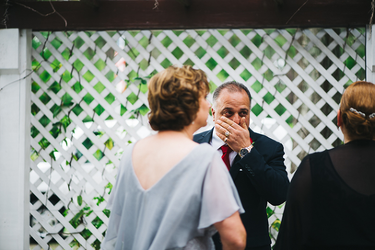 father of the groom crying 