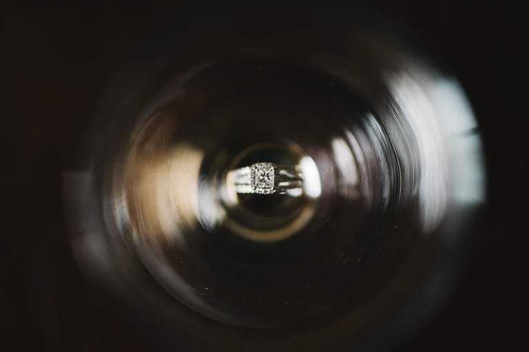 unique wedding ring shot
