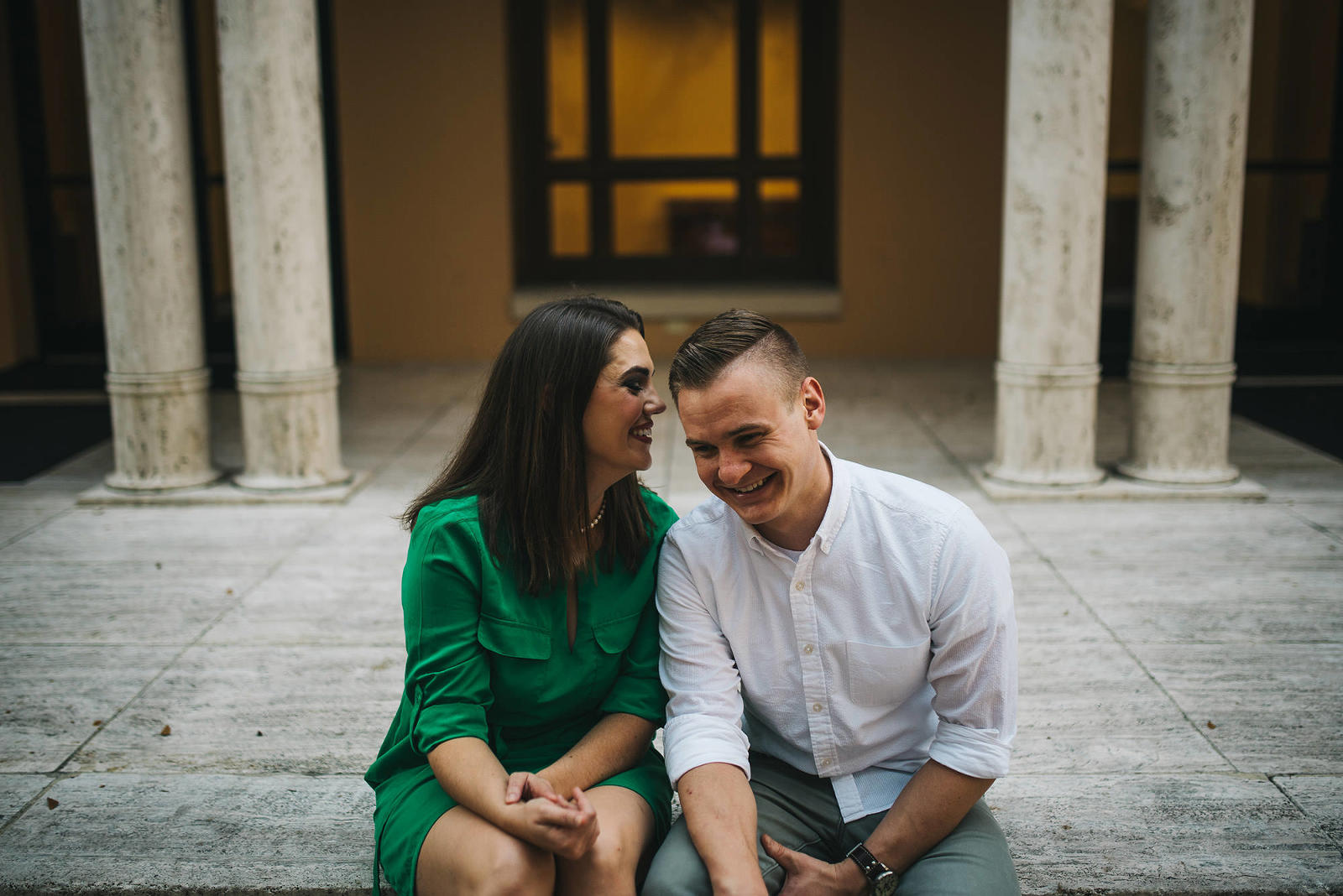 rollins college engagement pictures candid raw
