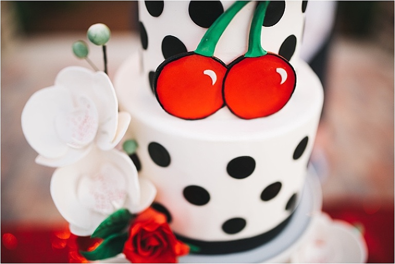 cake design florida sweets & co vintage retro cherry