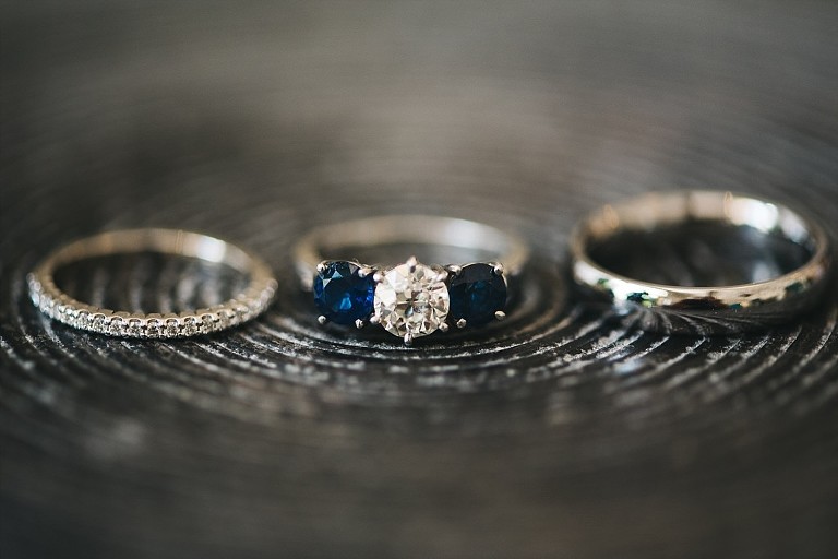 sapphire diamond wedding ring and wedding band winter park alfond inn