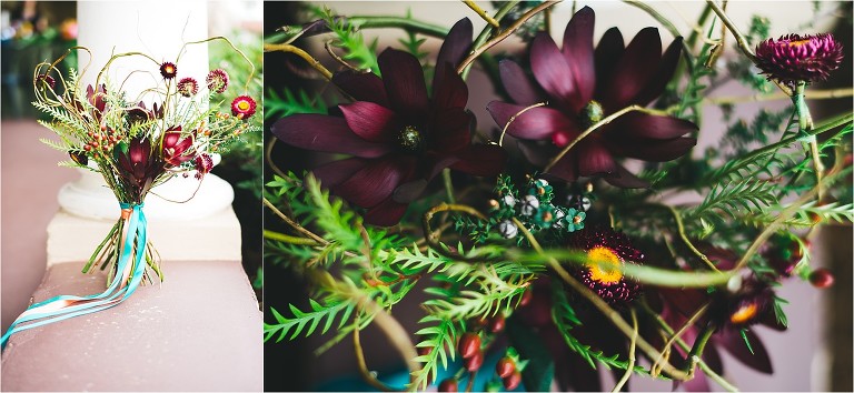 day of the dead wedding bouquet inspiration