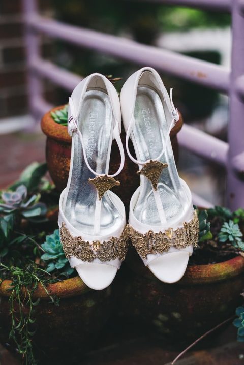 elegant park bridal wedding shoes