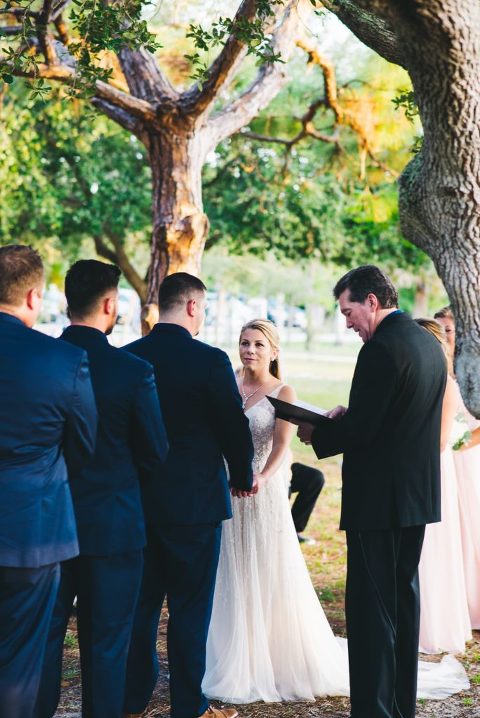 unique wedding ceremony outdoors